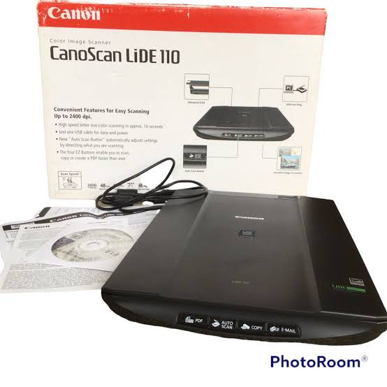 اسکنر استوک Canon LiDE 110 کانن باریک و USB، صد درصد سلامت، ۷ روز مهلت تست | فروشگاه آران پی سی