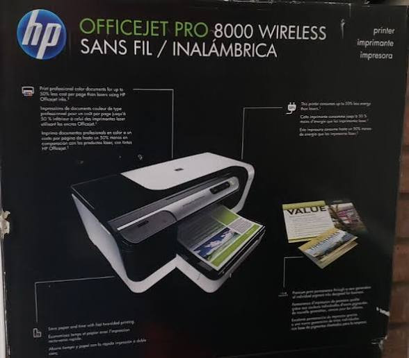 پرینتر جوهرافشان اچ پی مدل OfficeJet Pro 8000 وایرلس نو