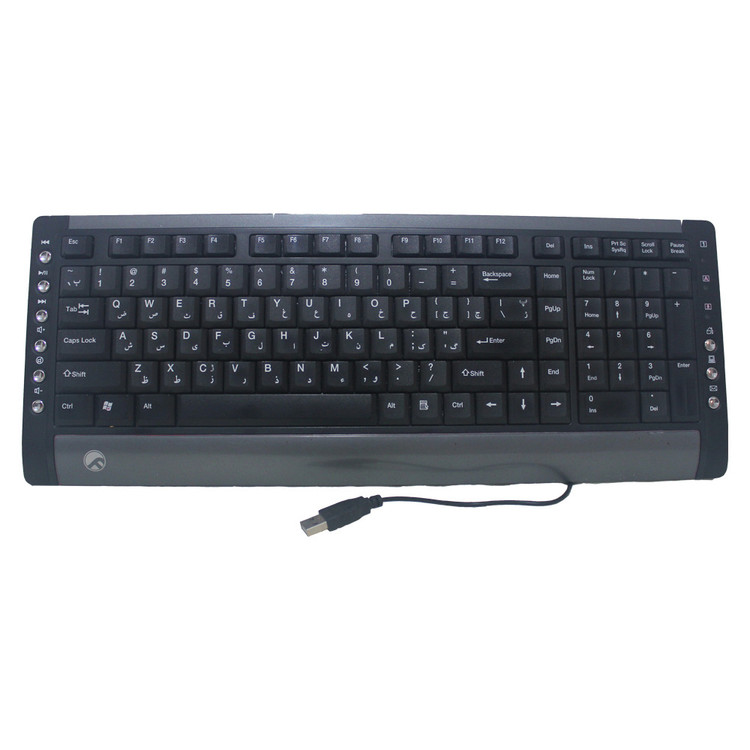 خرید کیبرد فراسو مدل FCR-2890 USB | ۱۱۲ کلید با ۹ کلید میانبر استوک