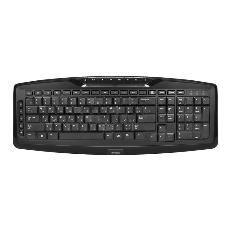 کیبورد سیمی مشکی مدل GK-501 با اتصال USB استوک