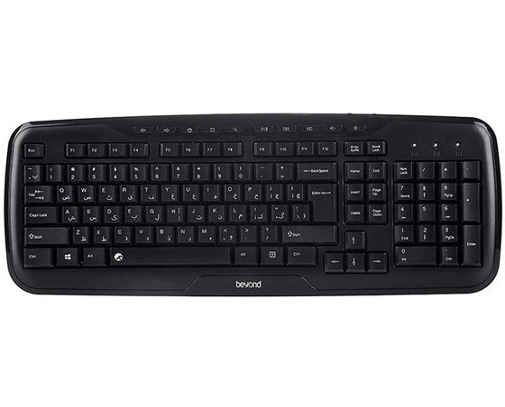 کیبورد سیمی مشکی فراسو بیاند مدل FCR-3490 استوک