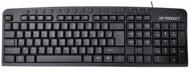 خرید کیبرد سیمی XP-Product مدل XP-9600F USB مشکی استوک