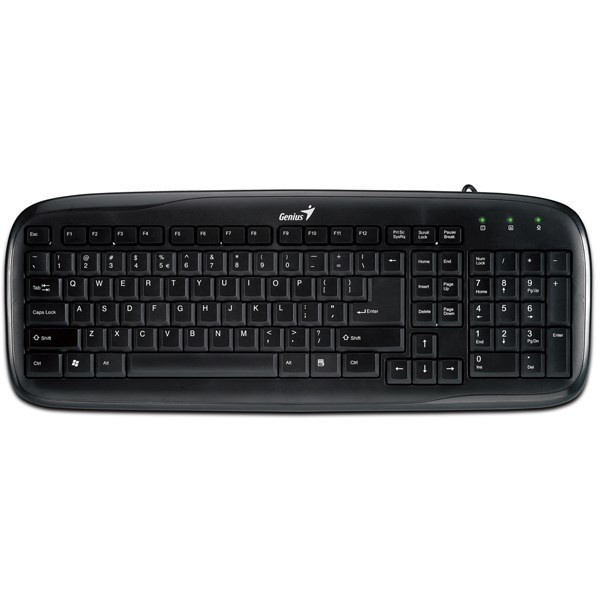خرید کیبورد سیمی جنیوس مدل SlimStar 110 USB استوک