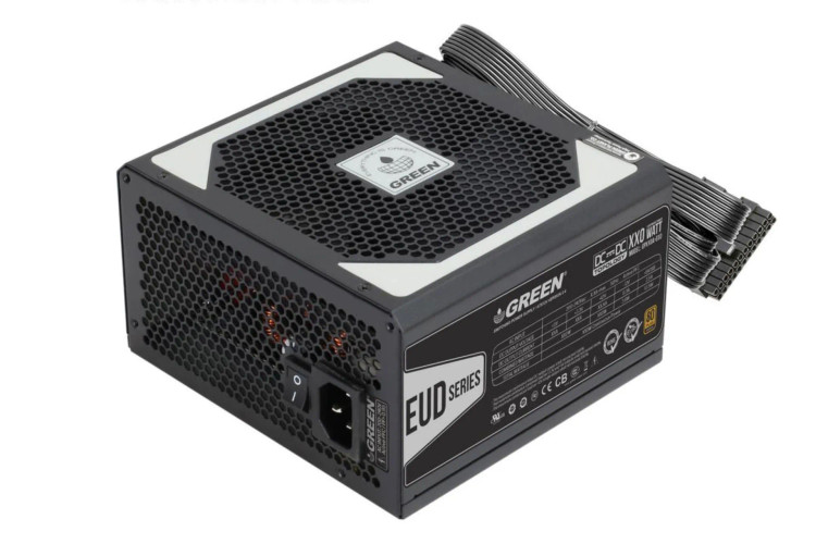 خرید پاور کامپیوتر گرین مدل GP480A-EUD ۴۸۰ وات | گواهی ۸۰ پلاس برنز استوک