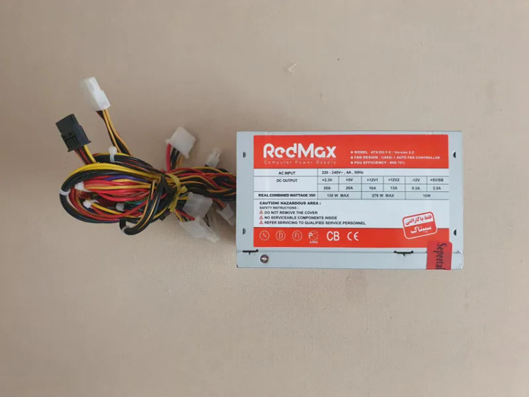 خرید پاور کامپیوتر ردمکس مدل ATX350 F-C ۳۵۰ وات استوک