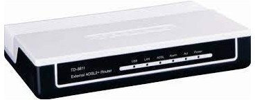 مودم روتر ADSL2+ تی پی لینک مدل TD-8811 تک پورت مناسب اینترنت خانگی استوک
