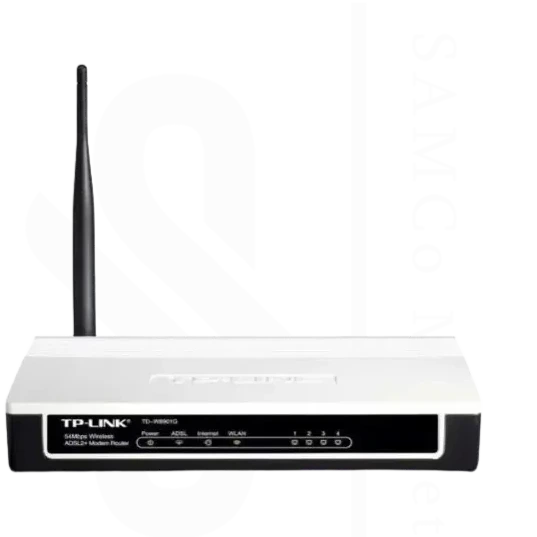 مودم روتر بیسیم تی پی لینک مدل TD-W8901G مجهز به ADSL2+ و وایفای 54Mbps استوک