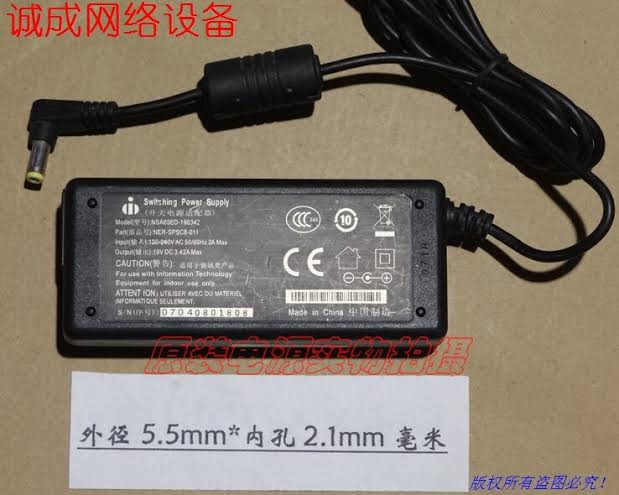 آداپتور LiteON NSA65ED-190342 منبع تغذیه ۱۹ ولت ۲.۱ آمپر مخصوص مانیتور و مینیکامپیوتر استوک