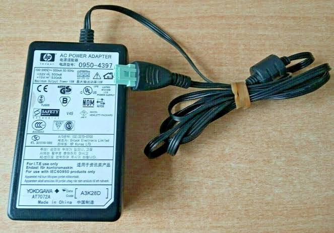 آداپتور پرینتر جوهرافشان HP 0950-4397 اورجینال مناسب DeskJet و OfficeJet استوک