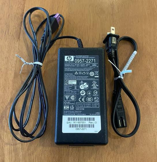 آداپتور پرینتر جوهرافشان HP 0957-2271 خروجی 32V 1.56A توان 50 وات استوک
