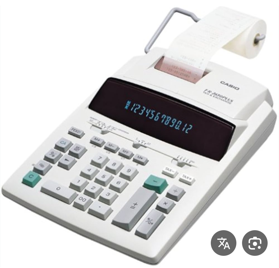 ماشین حساب چاپگر دار کاسیو Casio FR-2650PLUS رومیزی حسابداری 12 رقمی استوک