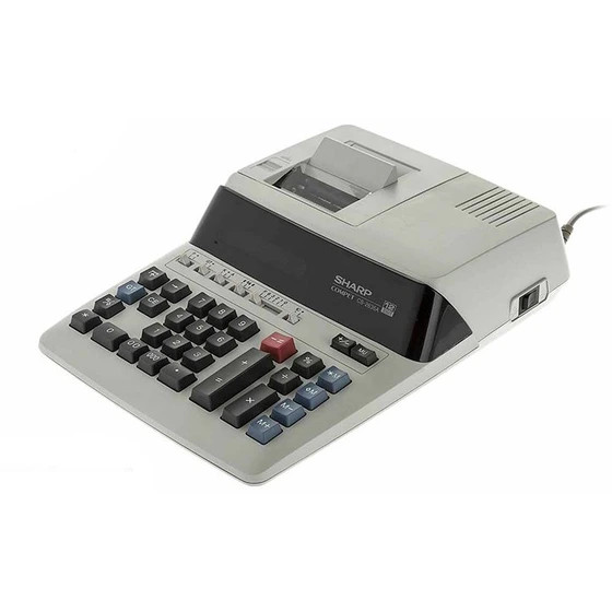 ماشین حساب چاپگر دار Sharp CS-2635A رومیزی حسابداری 12 رقمی استوک