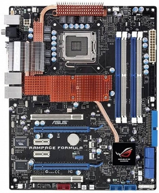مادربرد ایسوس ASUS ROG Rampage Formula X48 سوکت LGA775 مناسب گیمینگ حرفهای و اورکلاک استوک