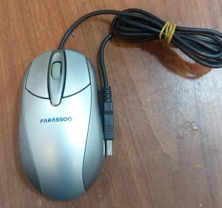 موس سیمی اپتیکال فراسو Farassoo FOM-1330 USB مناسب کامپیوتر، لپتاپ استوک