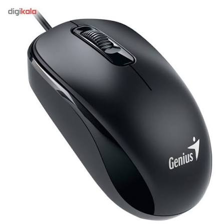 موس سیمی اپتیکال جنیوس Genius DX-110 USB مناسب کامپیوتر، لپتاپ و استفاده روزمره استوک