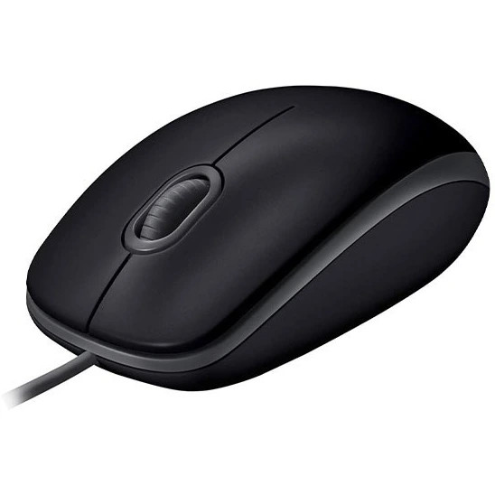 موس سیمی بیصدا لاجیتک Logitech B110 Silent USB مناسب کامپیوتر، لپتاپ و محیطهای اداری استوک