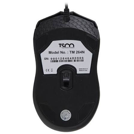 موس سیمی اپتیکال تسکو TSCO TM-264N USB مناسب کامپیوتر استوک