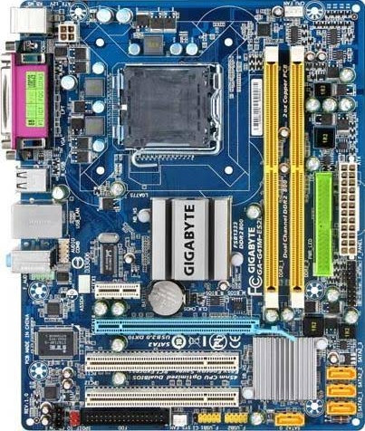 مادربرد Gigabyte GA-G41M-ES2L همراه پردازنده Intel Pentium E5500 و فن اورجینال استوک