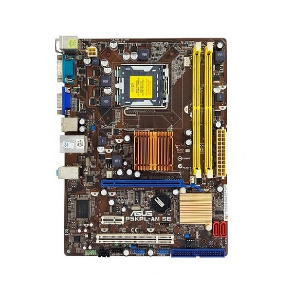 مادربرد ASUS P5KPL-AM SE همراه پردازنده Intel Pentium E5500 و فن اورجینال استوک