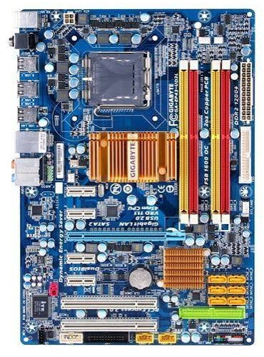 مادربرد Gigabyte GA-EP43-UD3L همراه پردازنده Intel Pentium E5500 و فن اورجینال استوک