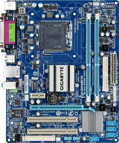 مادربرد Gigabyte GA-G41MT-ES2L DDR3 همراه پردازنده Intel Pentium E5500 و فن اورجینال استوک