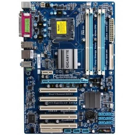 مادربرد Gigabyte GA-P43T-ES3G DDR3 همراه پردازنده Intel Pentium E5500 و فن اورجینال استوک