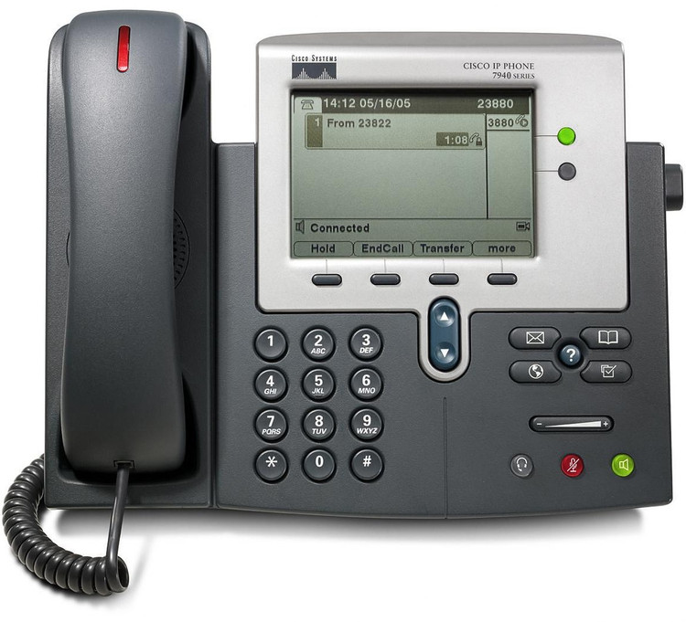 تلفن تحت شبکه Cisco IP Phone 7940 استوک | کیفیت صدای عالی، مناسب مراکز تماس و سازمانها
