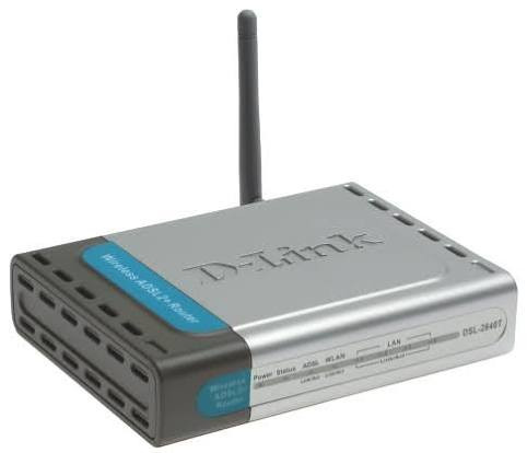 مودم روتر بیسیم D-Link DSL-2640T استوک | مودم ADSL2+ چهار پورت وایفای