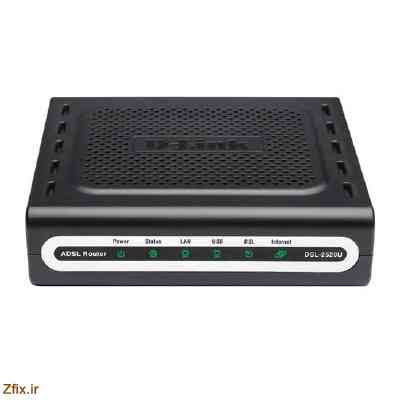 مودم ADSL2+ دی لینک D-Link DSL-2500U استوک | مودم روتر تک پورت مناسب اینترنت ADSL