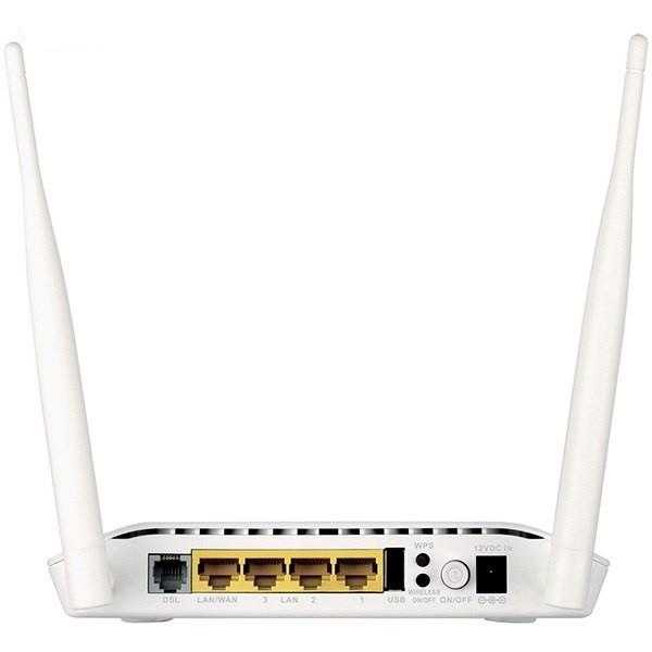 مودم روتر بی‌سیم D-Link DSL-2750U استوک | ADSL2+ Wireless N300 چهار پورت
