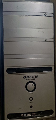 کیس کامپیوتر گرین Green MIDI 6C28 نقرهای استوک | بدنه مستحکم