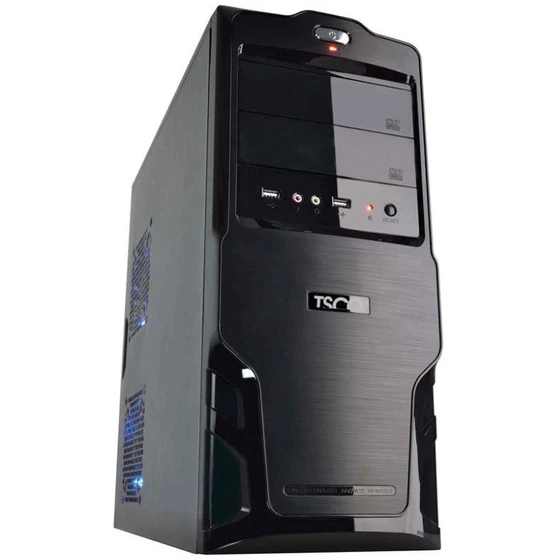 کیس کامپیوتر TSCO TC MA-4456 مشکی استوک | Mid Tower، بدنه مقاوم، مناسب سیستم‌های حرفه‌ای و گیمینگ