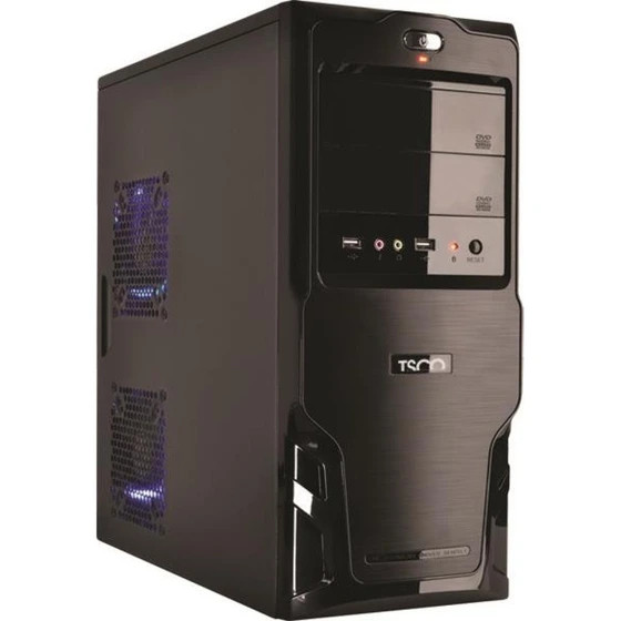 کیس کامپیوتر TSCO TC MA-4456 مشکی استوک | Mid Tower، بدنه مقاوم، مناسب سیستمهای حرفهای و گیمینگ