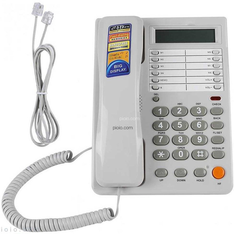تلفن رومیزی MICROTEL KX-TSC29CID استوک | کالر آیدی، اسپیکر، نمایشگر LCD، حافظه شماره