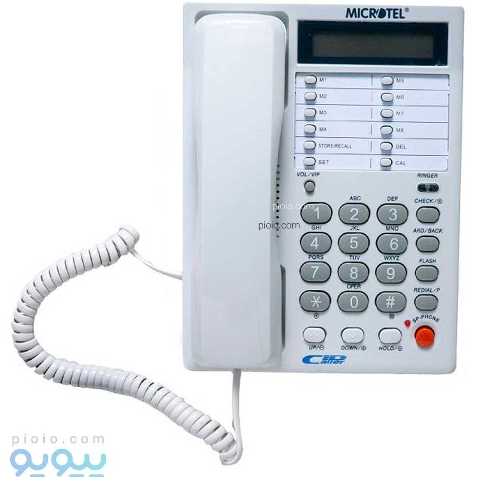 تلفن رومیزی MICROTEL KX-TSC29CID استوک | کالر آیدی، اسپیکر، نمایشگر LCD، حافظه شماره