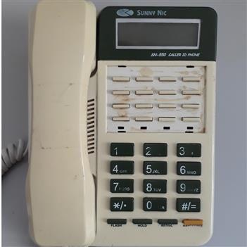 تلفن رومیزی اسپیکرفون SUNNY NIC SN-400 استوک | Speaker Phone با کیفیت صدای شفاف مناسب منزل و محل کار