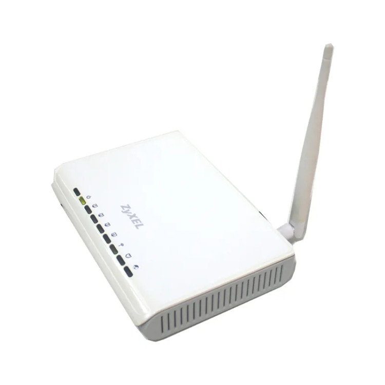 مودم روتر بیسیم ZyXEL P-660HW-T1 V3 استوک | مناسب اینترنت ADSL خانگی و اداری با 4 پورت LAN
