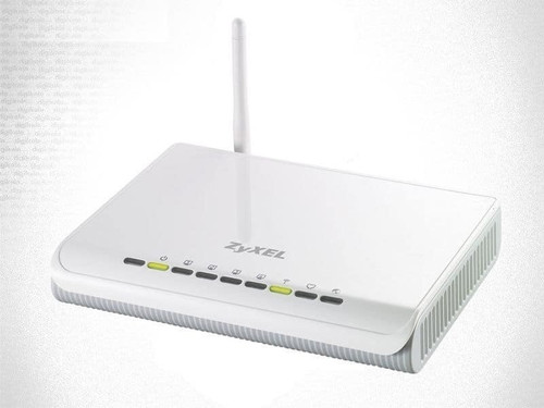 مودم روتر بیسیم ZyXEL P-660HW-T1 V3 استوک | مناسب اینترنت ADSL خانگی و اداری با 4 پورت LAN