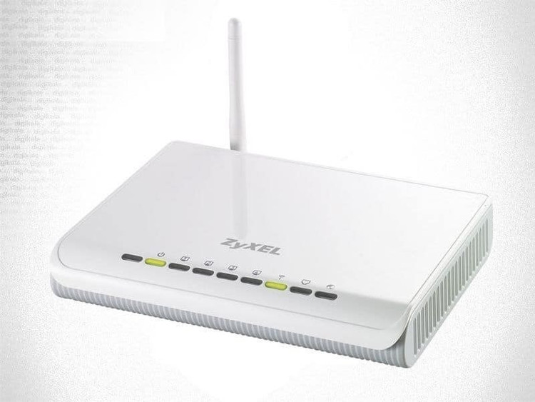 مودم روتر بیسیم ZyXEL P-660HW-T1 V3 استوک | مناسب اینترنت ADSL خانگی و اداری با 4 پورت LAN