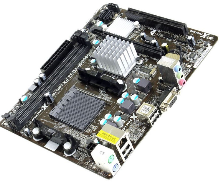 مادربرد DDR3 ASRock 960GM-VGS3 با CPU AMD Sempron X145 و فن اورجینال مناسب کامپیوتر اداری تست کامل مهلت تست ۷ روزه سلامت ۱۰۰٪ | آران پی سی