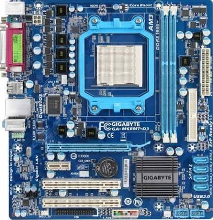 مادربرد DDR3 GIGABYTE GA-M68MT-D3 با CPU AMD Athlon II X2 260 مناسب سیستم اداری و خانگی تست کامل مهلت تست ۷ روزه سلامت ۱۰۰٪ | آران پی سی