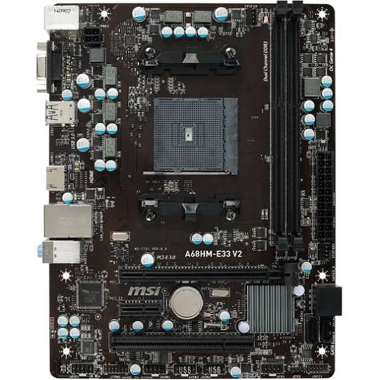 باندل مادربرد ساپورت تا ۳۲ گیگ رم MSI A68HM-E33 V2 با AMD A4-4000 و فن اورجینال مناسب کامپیوتر خانگی تست کامل مهلت تست ۷ روزه سلامت ۱۰۰٪ | آران پی سی