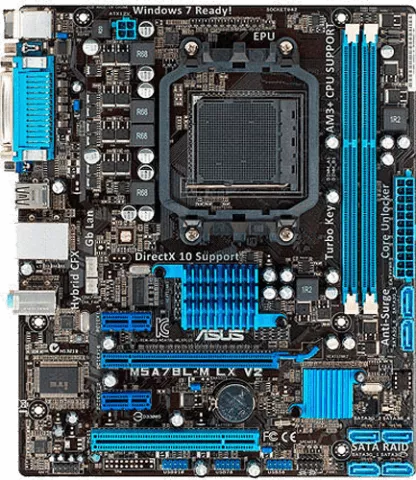 مادربرد شانزده گیگ ساپورت ASUS M5A78L-M LX با CPU AMD Athlon II و فن اورجینال مناسب سیستم اداری تست کامل مهلت تست ۷ روزه سلامت ۱۰۰٪ | آران پی سی