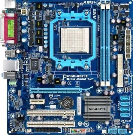 مادربرد Gigabyte GA-M68-S2P با CPU AMD Athlon II X2 260 و فن اورجینال مناسب سیستم اداری تست کامل مهلت تست ۷ روزه سلامت ۱۰۰٪ | آران پی سی