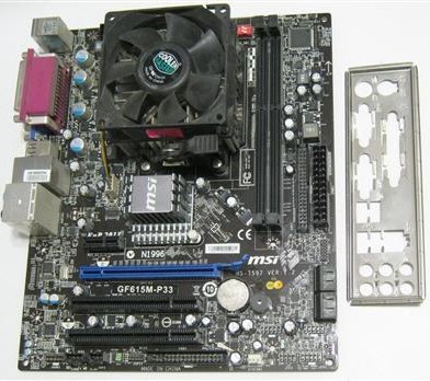 مادربرد MSI GF615M-P33 با CPU AMD Athlon II X2 250 و فن اورجینال مناسب سیستم اداری تست کامل مهلت تست ۷ روزه سلامت ۱۰۰٪ | آران پی سی