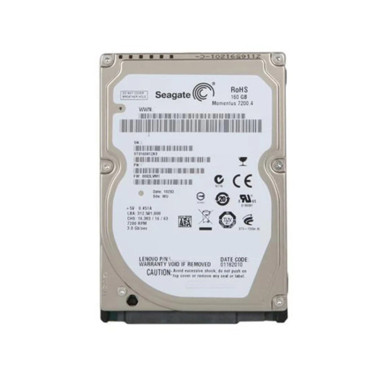 هارد لپ تاپ استوک SEAGATE 160 گیگابایت SATA 2.5 اینچ مناسب ارتقاء لپ تاپ تست کامل مهلت تست ۷ روزه سلامت ۱۰۰٪ | آران پی سی