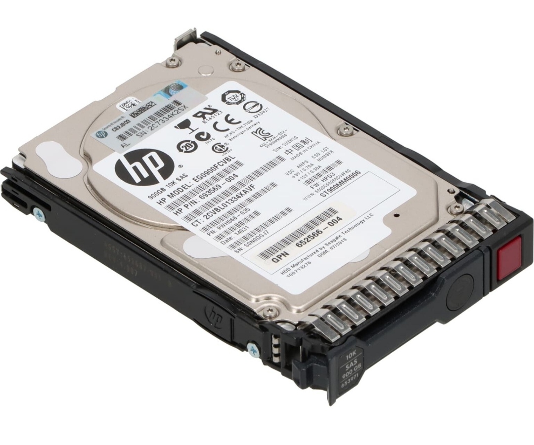 هارد سرور استوک HP 900GB SAS 10K 2.5 اینچ مناسب سرور HP تست کامل مهلت تست ۷ روزه سلامت ۱۰۰٪ | آران پی سی