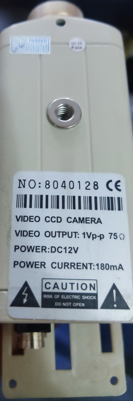 دوربین مداربسته آنالوگ کلکسیونی CCD استوک Prime Net 4 با لنز قابل تعویض C/CS Mount