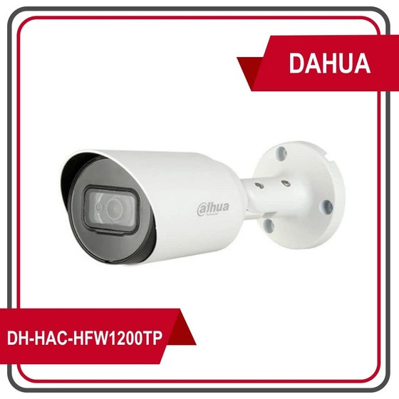 دوربین مداربسته بولت داهوا مدل HAC-HFW1200TP استوک 2 مگاپیکسل HDCVI