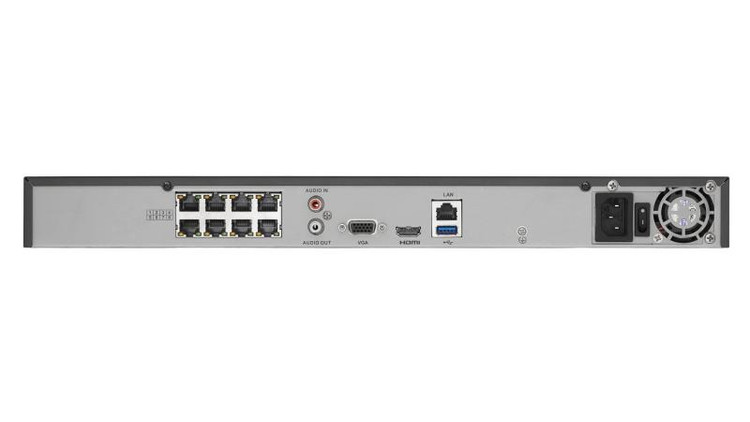 دستگاه ضبط کننده ویدئویی تحت شبکه استوک HikVision DS-7608NI-E2/8P هشت کانال PoE | ۱۰۰٪ سلامت و ۷ روز مهلت تست | آران پی سی